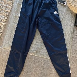 NIKE Men’s XL Navy & White Striped Track Pants
